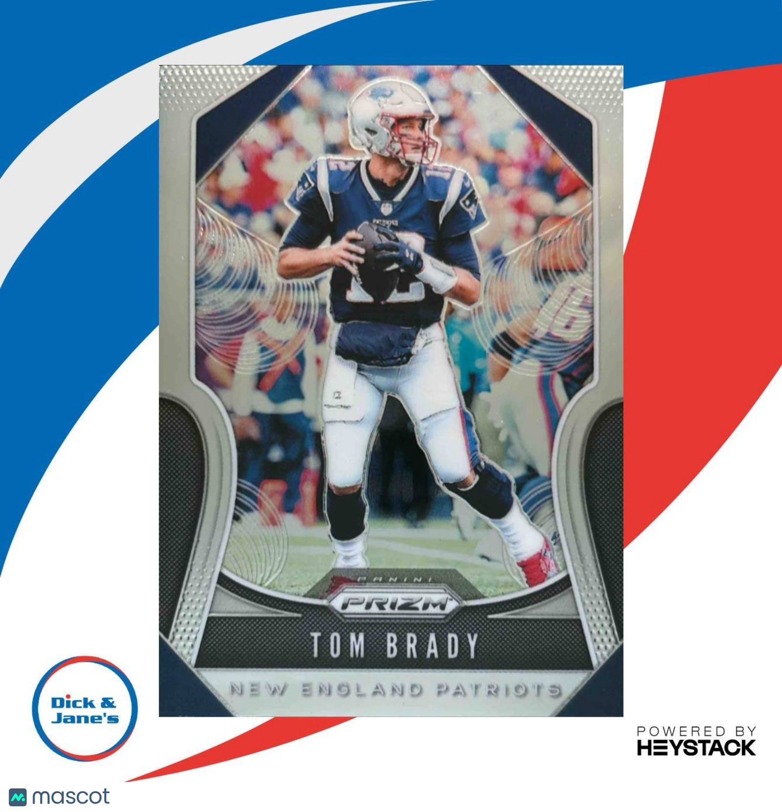 2019 Panini Prizm Tom Brady #18 New England Patriots - Sports Cards