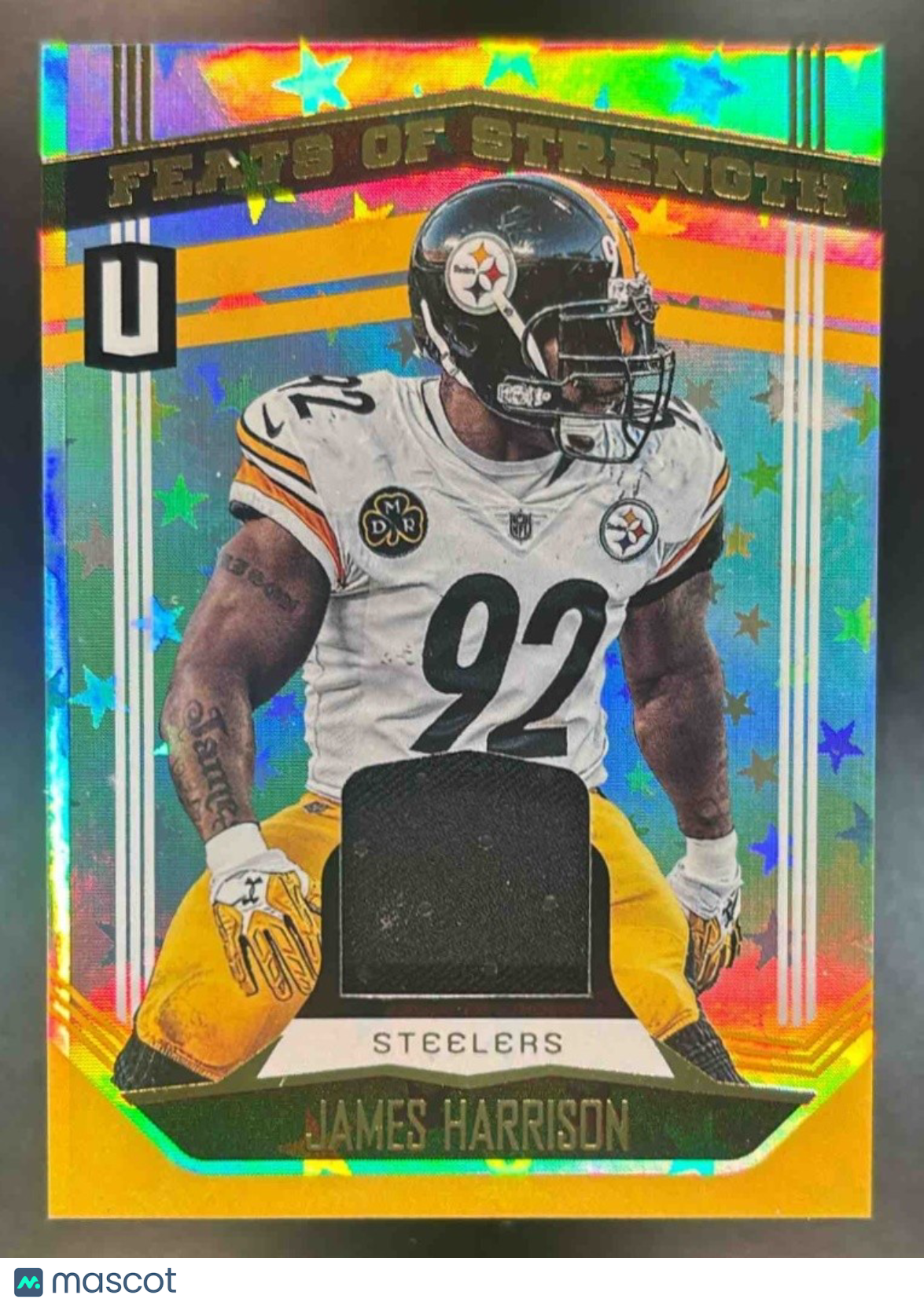 2019 Panini Unparalleled James Harrison Feats of Strength Astral /150 Steelers - Sports Cards