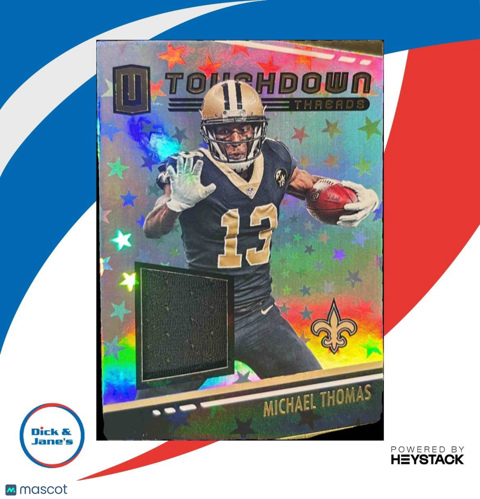 2019 Panini Unparalleled Michael Thomas Touchdown Threads Astral /150 Saints - Sports Cards