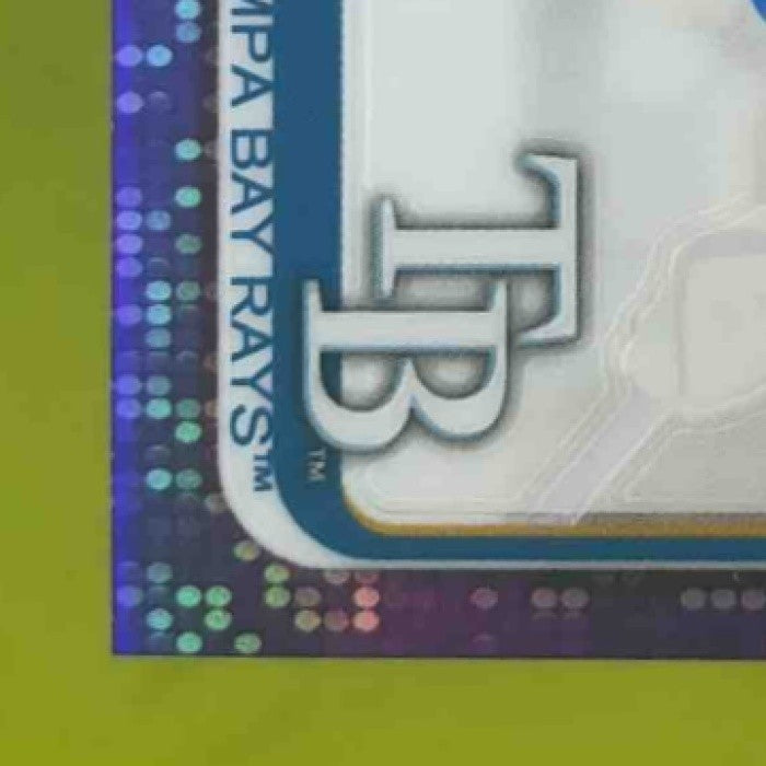 2019 Topps Chrome Brandon Lowe Rookie Auto Purple /250 #RA-BL RC Tampa Bay Rays - Sports Cards