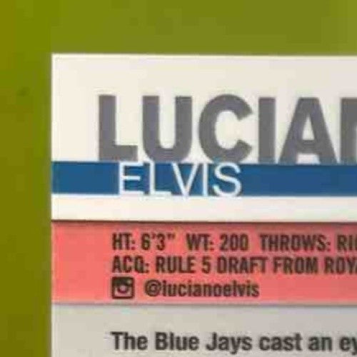 2019 Topps Chrome Update Elvis Luciano Auto #CUA-EL RC Toronto Blue Jays - Sports Cards