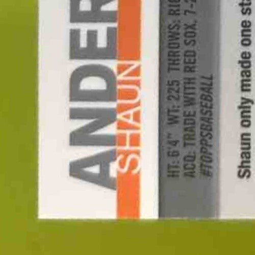 2019 Topps Chrome Update Shaun Anderson Auto #CUA-SA RC San Francisco Giants - Sports Cards