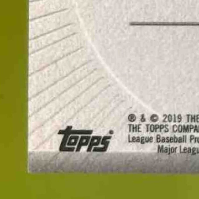 2019 Topps Mike Trout MLB Logo Golden Patch Red 15/25 Los Angeles Angels - Sports Cards