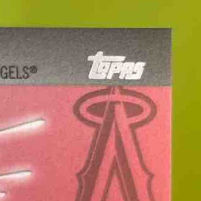 2019 Topps Mike Trout MLB Logo Golden Patch Red 15/25 Los Angeles Angels - Sports Cards