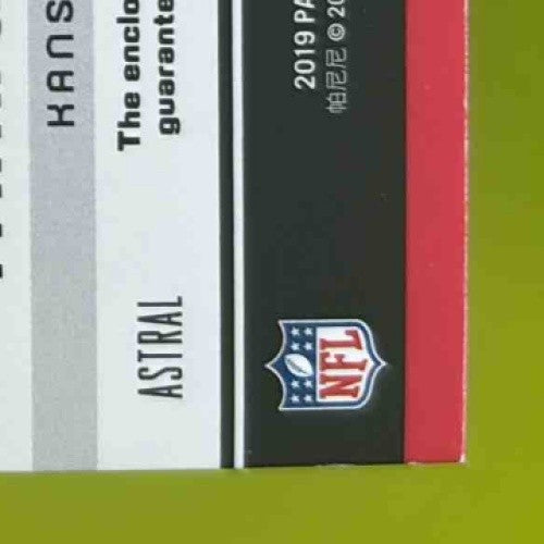2019 Unparalleled Patrick Mahomes Touchdown Threads Astral 002/150 Kansas City - Sports Cards