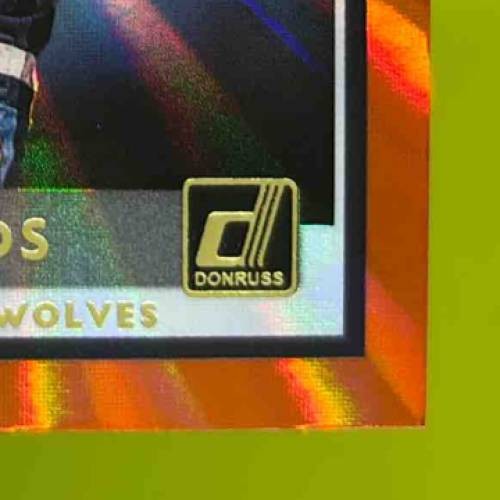 2020-21 Donruss Anthony Edwards Holo Orange Laser #201 Rated RookieTimberwolves - Sports Cards