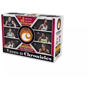 2020/21 Panini Chronicles Basketball Mega Box (Teal Parallels) - NBA Mega Box