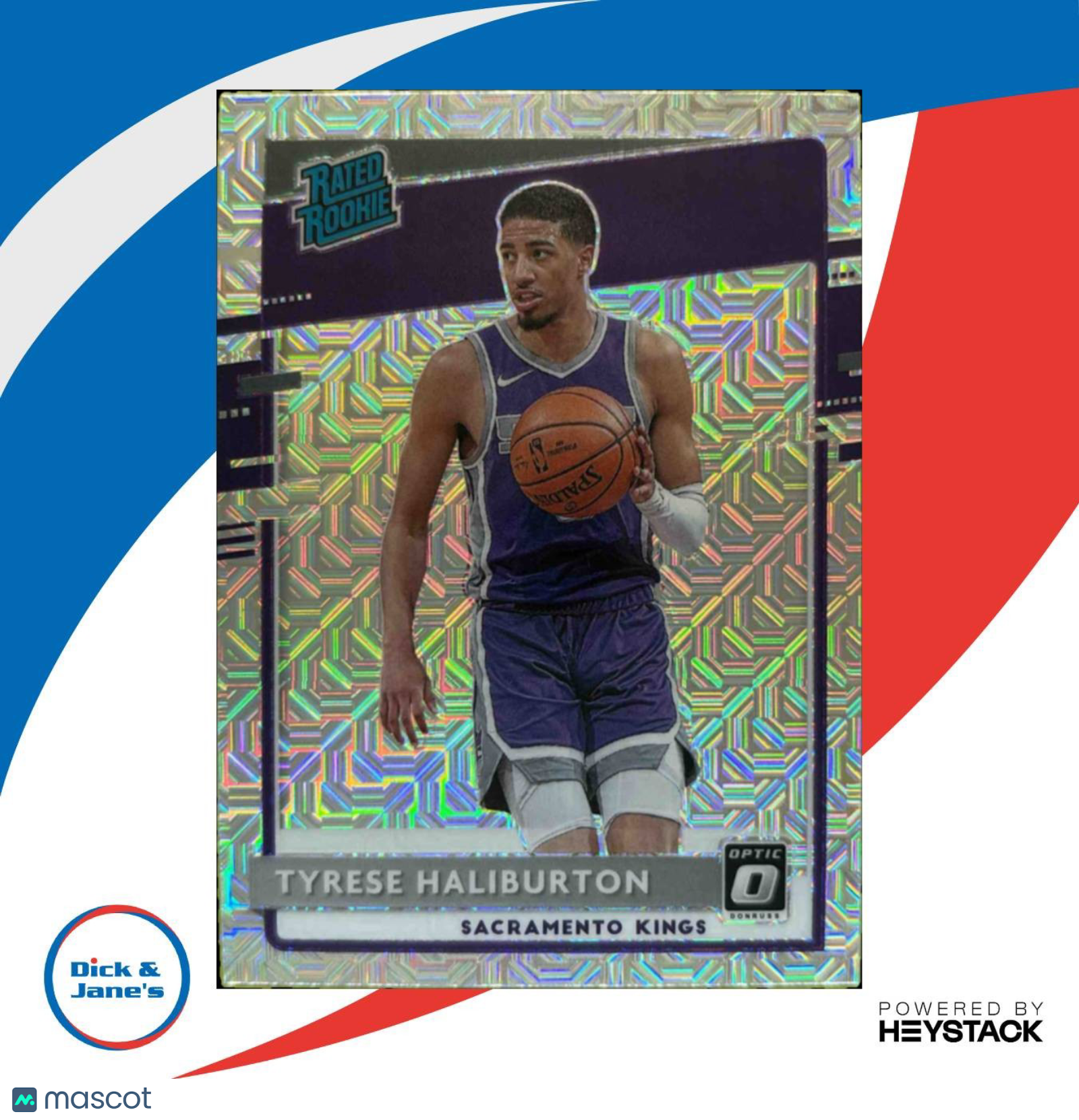 2020-21 Panini Donruss Optic Tyrese Haliburton Choice #162 RC Sacramento Kings - Sports Cards