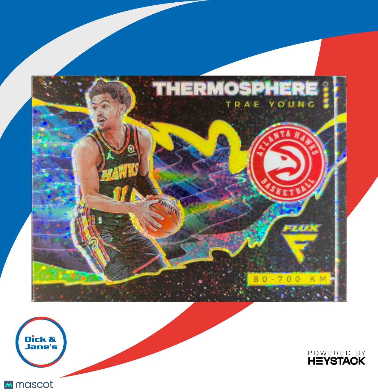 2020-21 Panini Flux Trae Young Thermosphere #92 Atlanta Hawks - Sports Cards