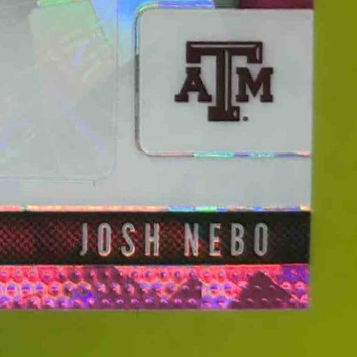 2020-21 Panini Prizm Draft Josh Nebo Auto Pink Ice #PA-JN Texas A&M Aggies - Sports Cards