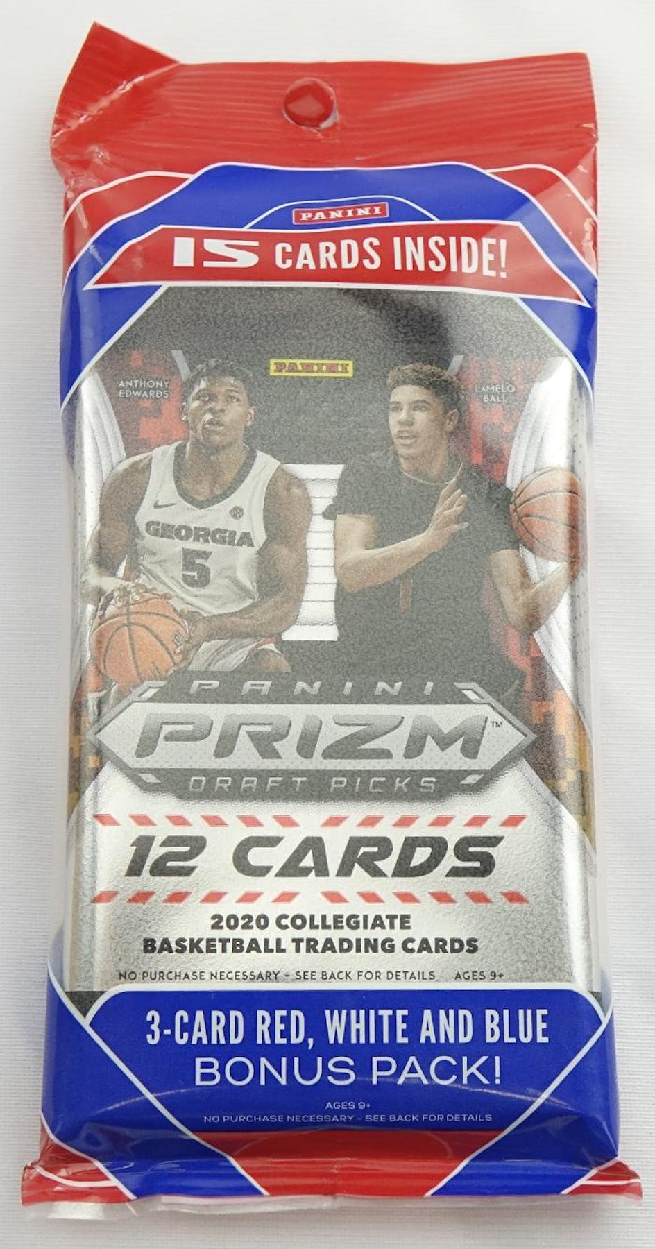 2020/21 Panini Prizm Draft Picks Basketball Multi Cello 15-Card Pack (Anthony Edwards RC?0 - NBA Hobby Box