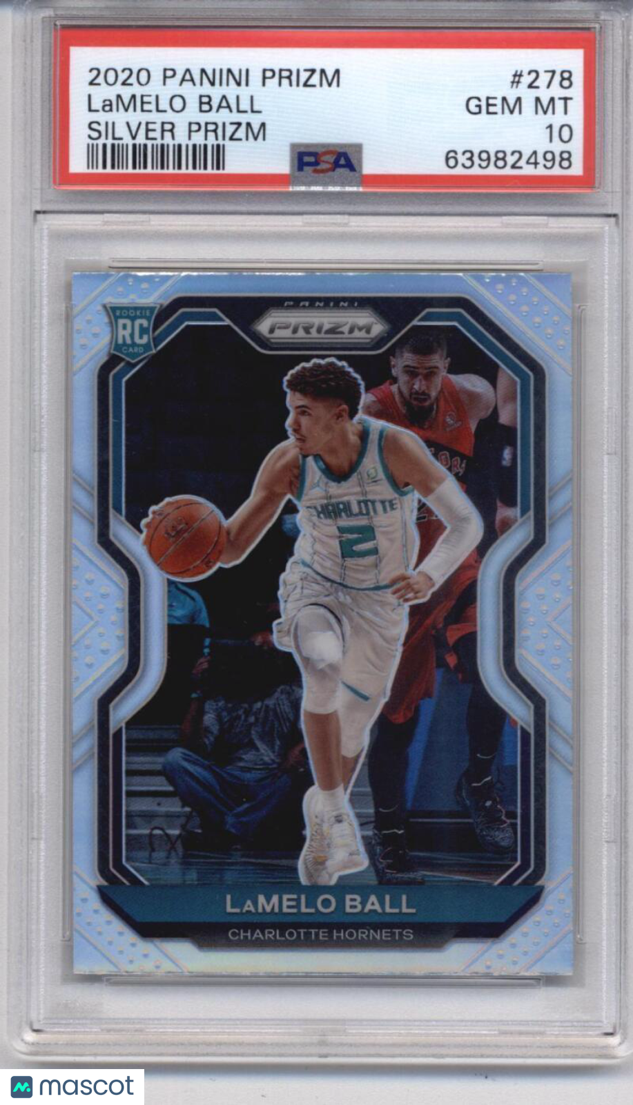 2020-21 Panini Prizm Prizms Silver #278 LaMelo Ball Charlotte Hornets (RC - Rook - Graded Sports Cards