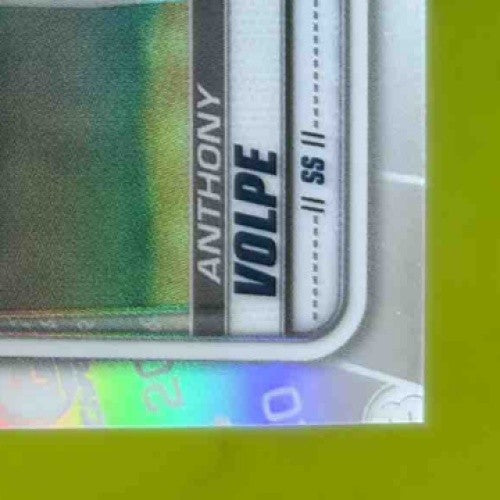2020 Bowman Anthony Volpe Chrome Prospects Refractor 138/499 New York Yankees Sports Cards