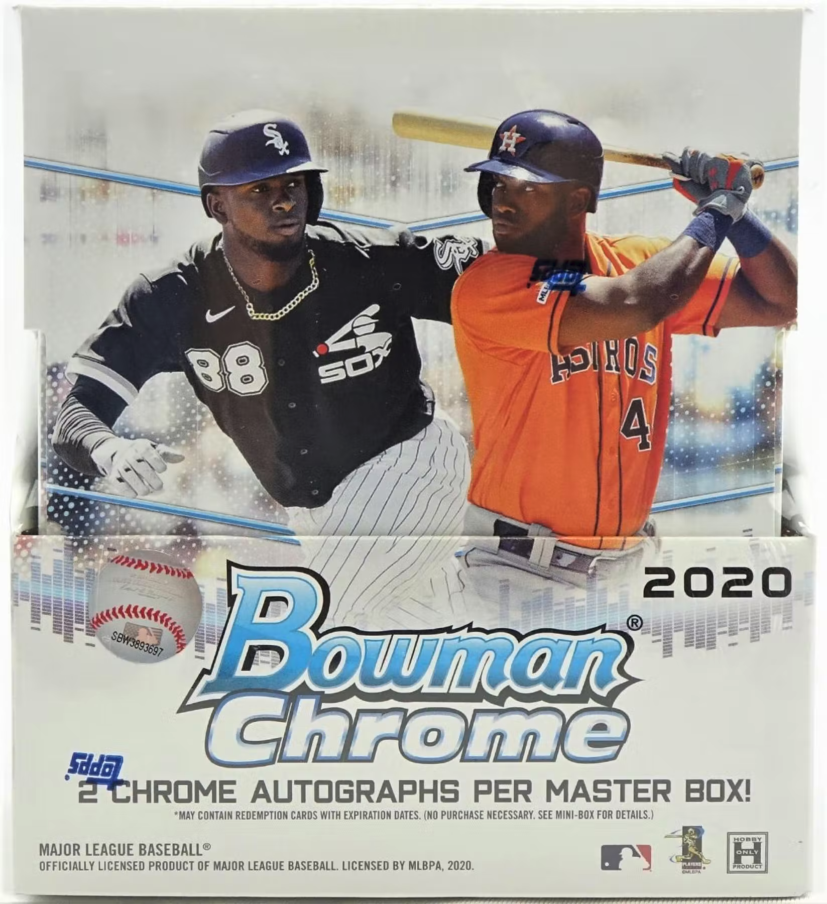 2020 Bowman Chrome Baseball Hobby Box (2 Mini Boxes Per Master Box) - MLB Hobby Box