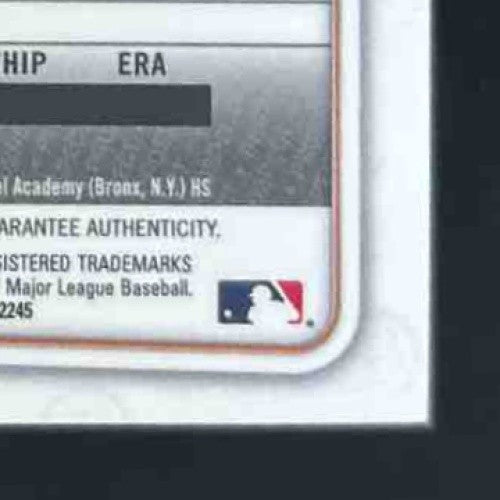 2020 Bowman Draft Alex Santos Chrome Pick Auto #CDA-ASAN Houston Astros - Sports Cards