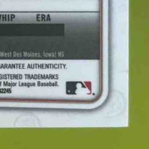 2020 Bowman Draft Carter Baumler Chrome Pick Auto #CDA-CB Baltimore Orioles - Sports Cards