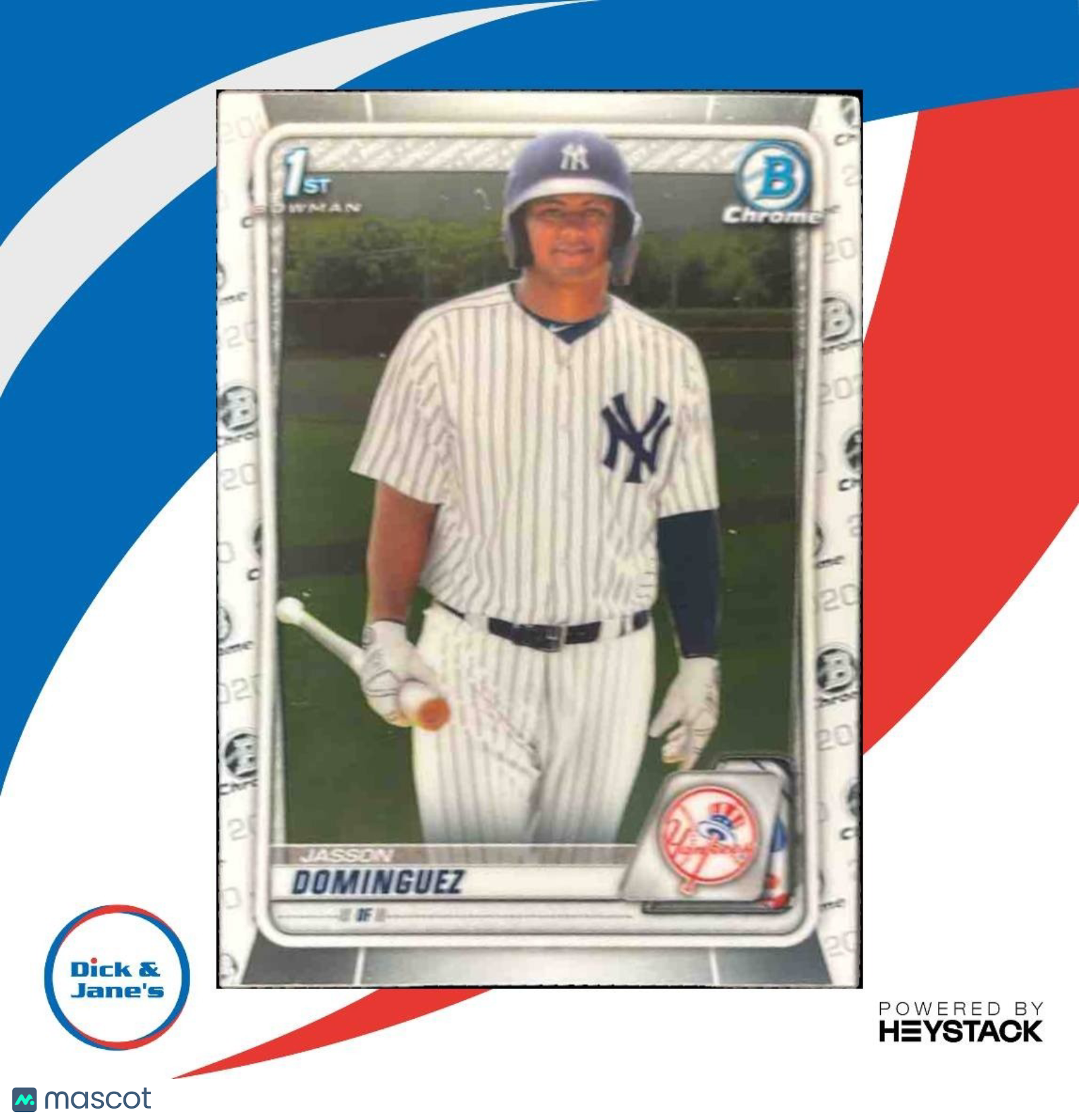 2020 Bowman Jasson Dominguez Chrome Prospects #BCP-8 New York Yankees - Sports Cards