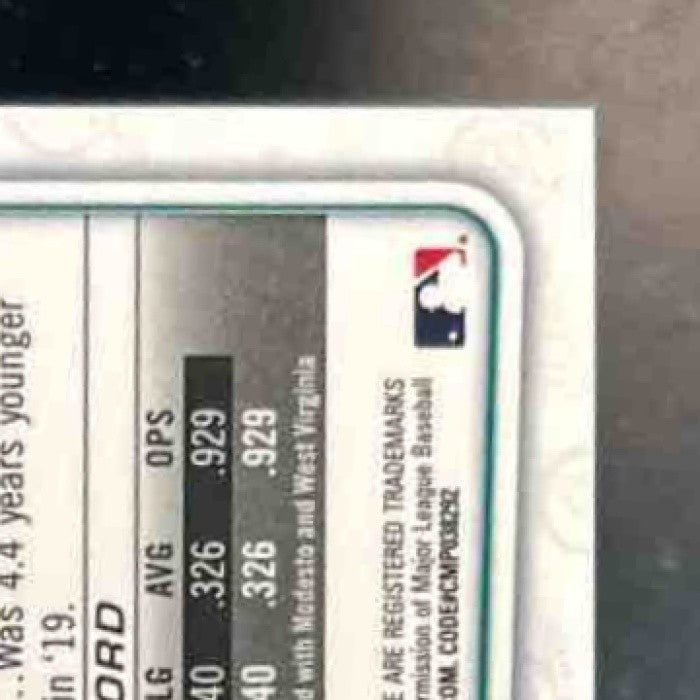 2020 Bowman Julio Rodriguez Chrome Prospects Refractor /499 #BCP-19 Mariners - Sports Cards