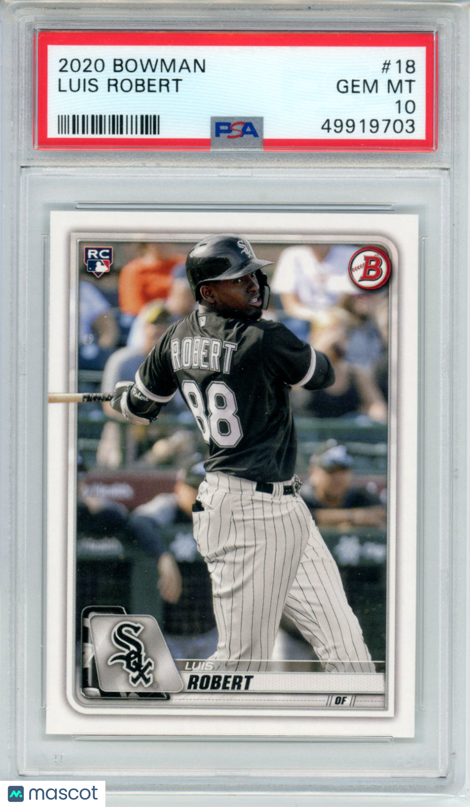 2020 Bowman Luis Robert #18 PSA 10 - Graded Sports Cards