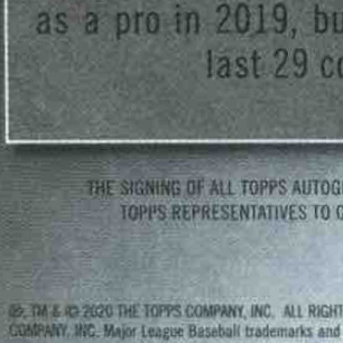 2020 Bowman Platinum Logan Davidson Top Prospect Auto #TOP-37 Oakland Athletics - Sports Cards