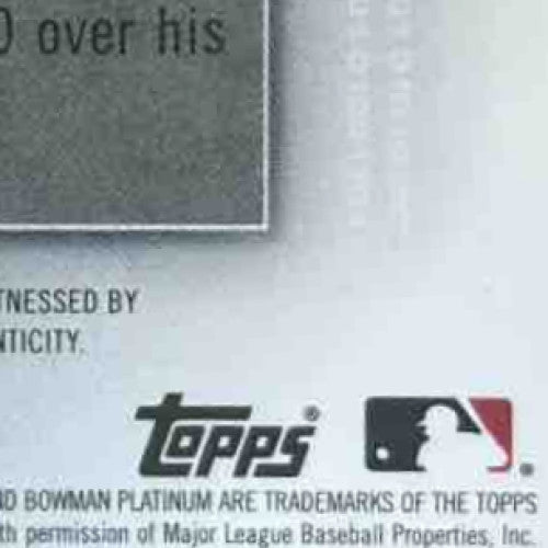 2020 Bowman Platinum Logan Davidson Top Prospect Auto #TOP-37 Oakland Athletics - Sports Cards