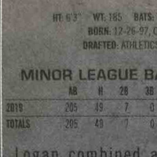 2020 Bowman Platinum Logan Davidson Top Prospect Auto #TOP-37 Oakland Athletics - Sports Cards