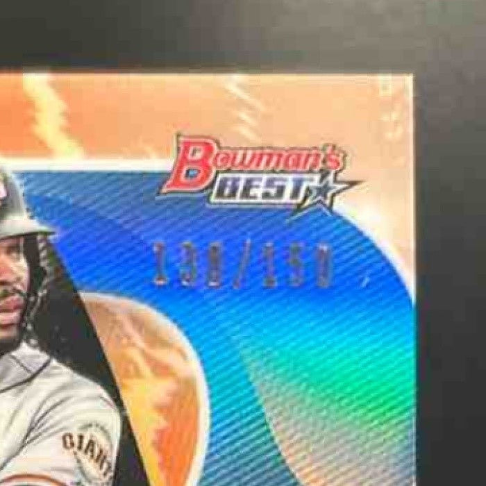 2020 Bowman’s Best Jaylin Davis Best of 2020 Auto Blue /150 RC Giants - Sports Cards
