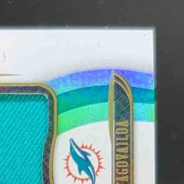 2020 Certified Tua Tagovailoa New Generation Jerseys Mirror White RC Dolphins - Sports Cards