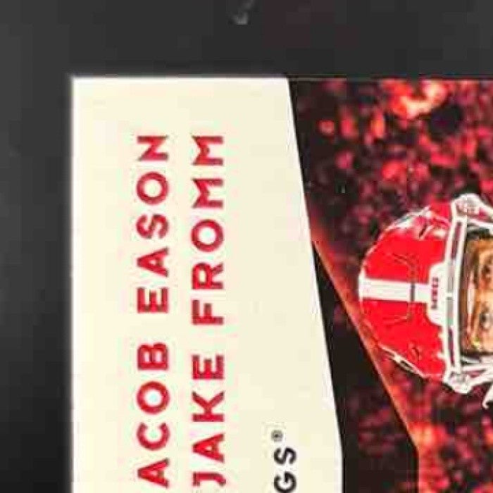 2020 Contenders Draft Picks Jacob Eason Jake Fromm Collegiate Connections /23 - Sports Cards