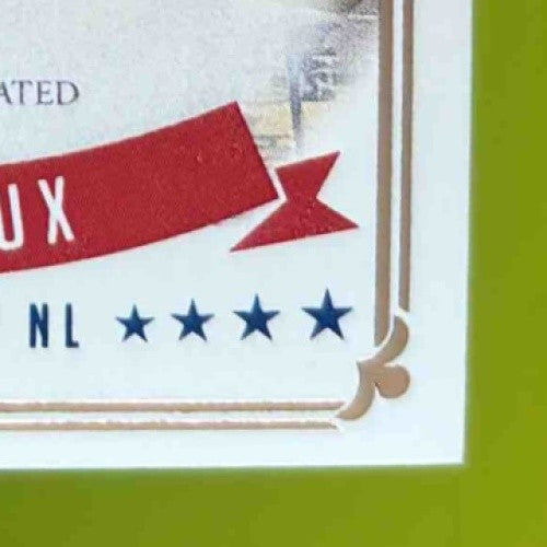 2020 Onyx Vintage Premium Gavin Lux Auto Red Ink 4/10 RC Los Angeles Dodgers - Sports Cards