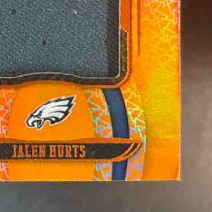2020 Panini Certified Jalen Hurts New Generation Patch Orange /299 #14 RC Eagles - Sports Cards