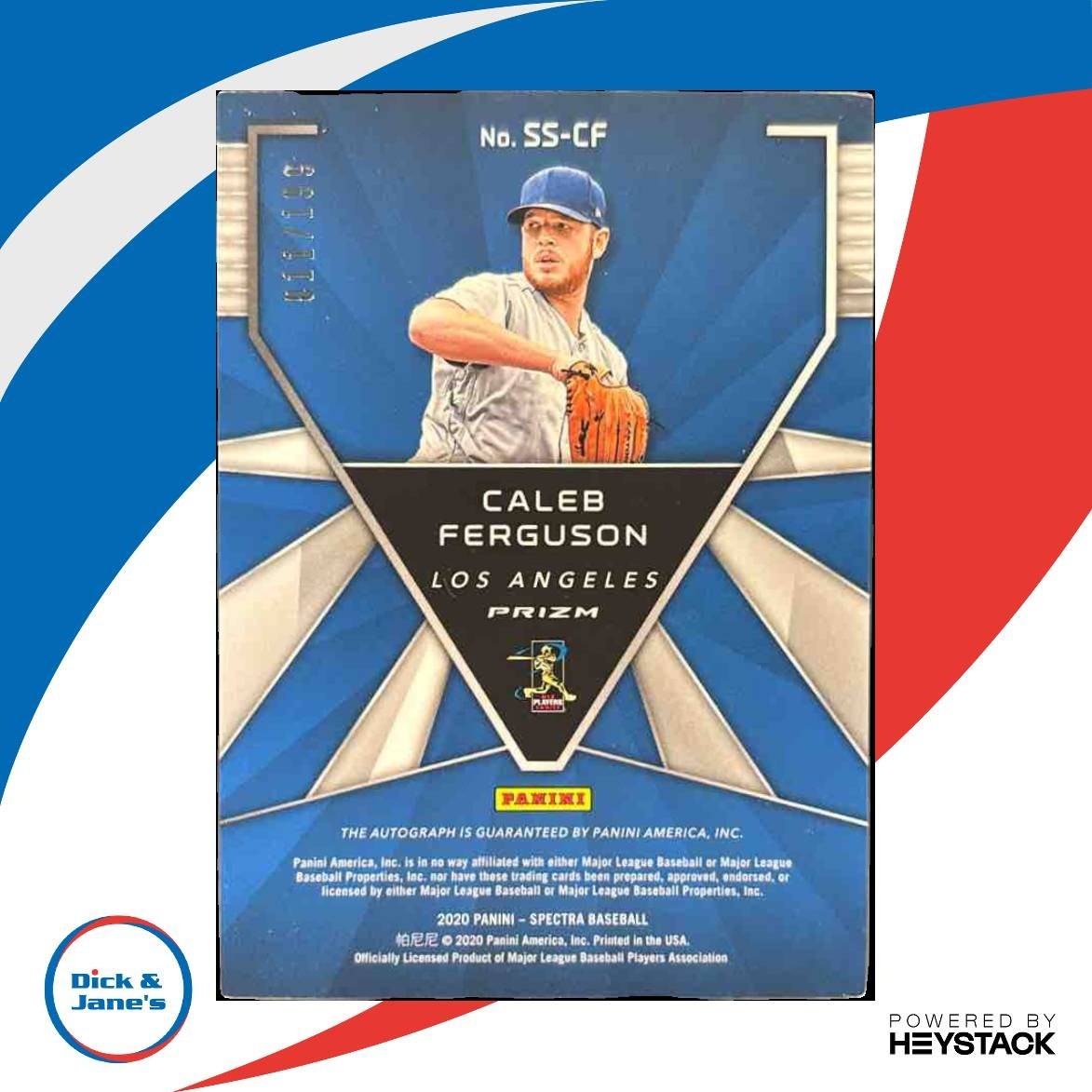 2020 Panini Chronicles Forrest Whitley Spectra Prospect Jersey Auto /199 Astros - Sports Cards