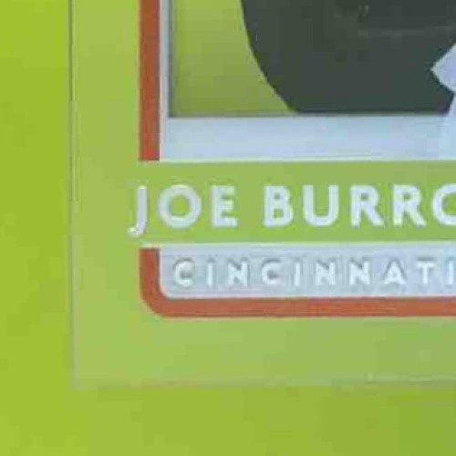 2020 Panini Chronicles Joe Burrow Clearly Donruss Rated Rookie RC Bengals - Sports Cards