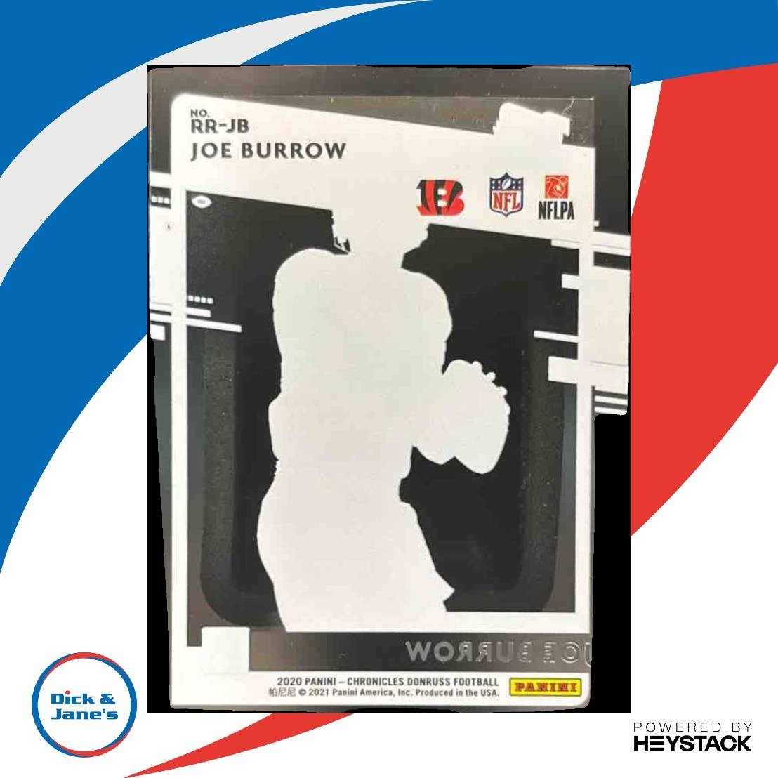 2020 Panini Chronicles Joe Burrow Clearly Donruss RC Cincinnati Bengals - Sports Cards