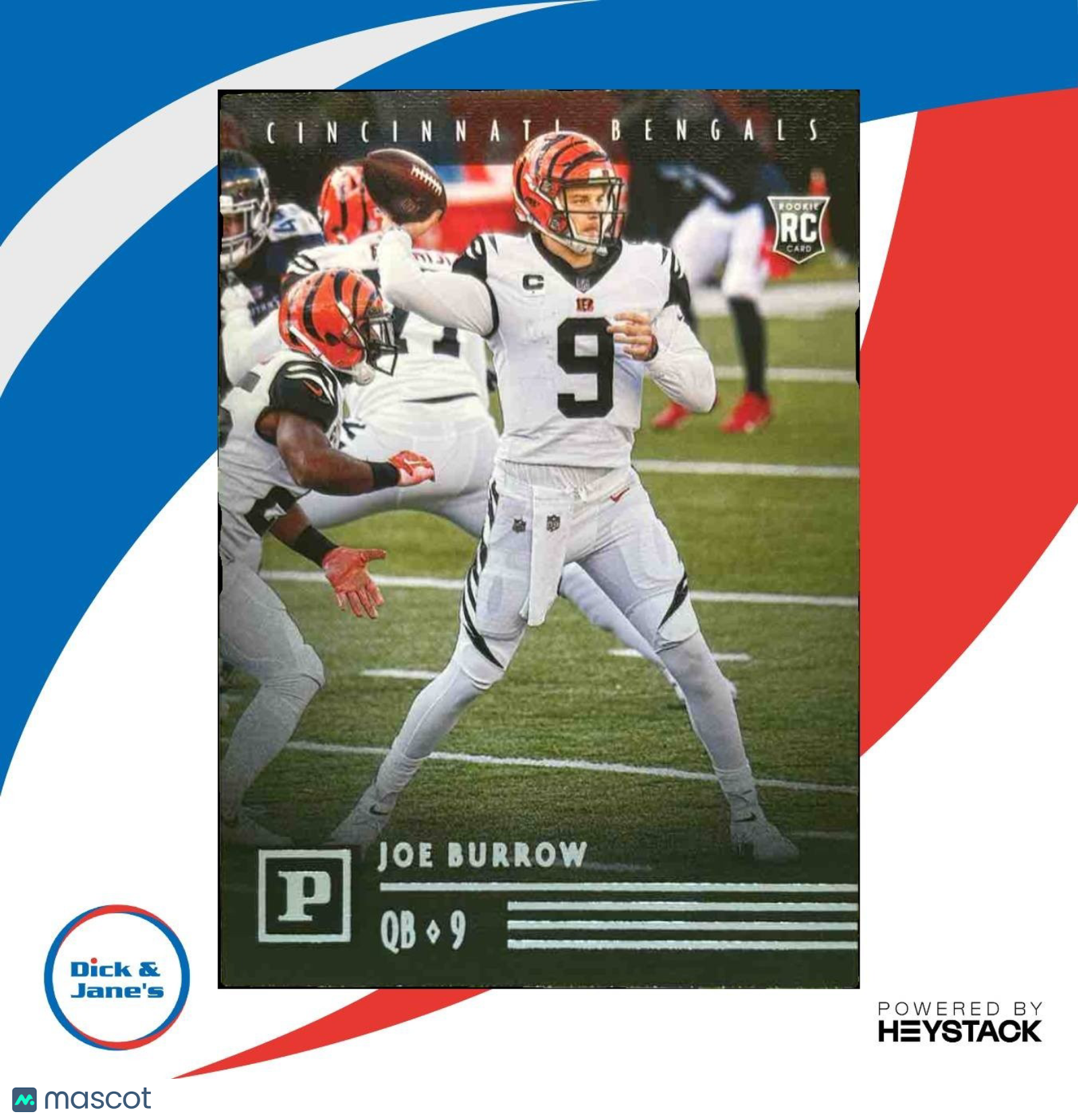 2020 Panini Chronicles Joe Burrow #PA-1 RC Cincinnati Bengals - Sports Cards
