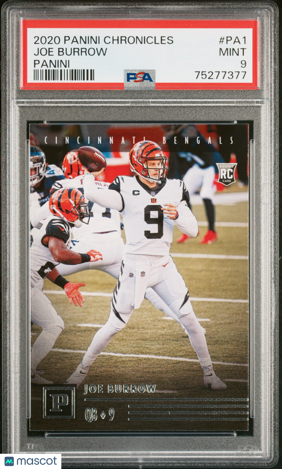 2020 Panini Chronicles Panini Joe Burrow #PA1 PSA 9 - Graded Sports Cards