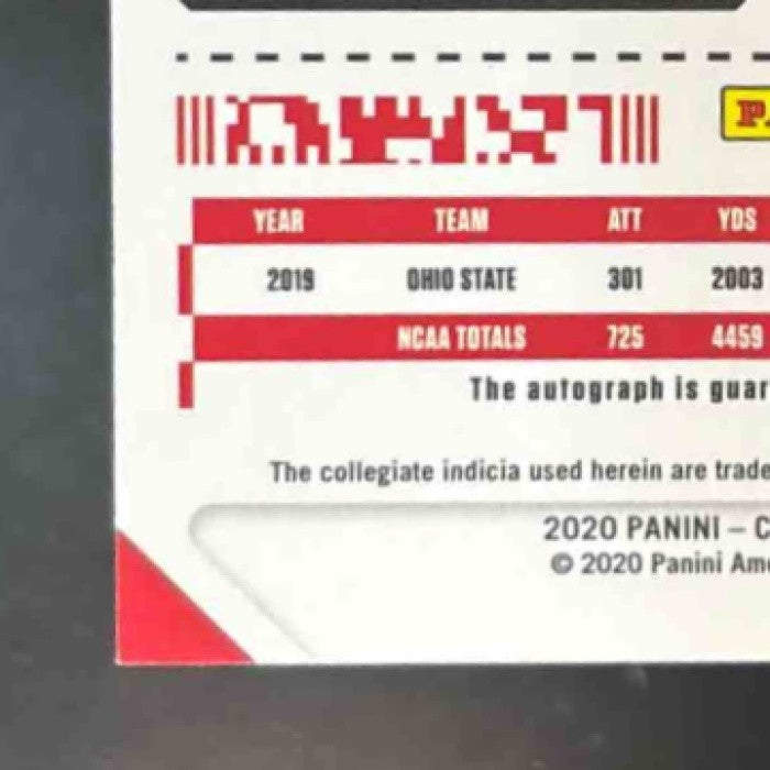 2020 Panini Contenders Draft Picks J.K. Dobbin /15 RC Auto Ohio State Buckeyes - Sports Cards