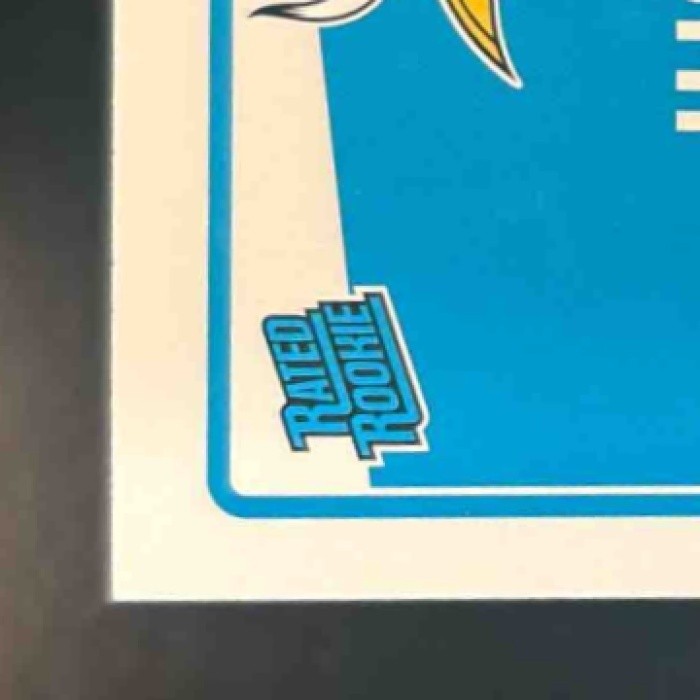 2020 Panini Donruss Justin Jefferson Press Proof Yellow #313 RC Vikings - Sports Cards