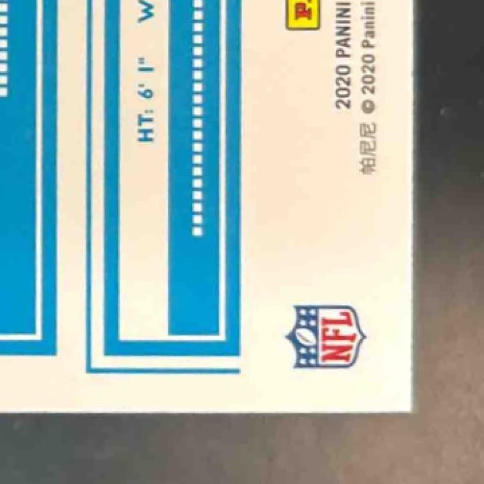 2020 Panini Donruss Justin Jefferson Press Proof Yellow #313 RC Vikings - Sports Cards