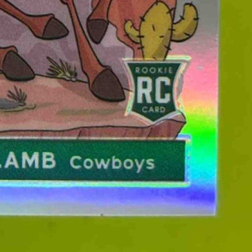 2020 Panini Donruss Optic CeeDee Lamb Downtown SSP #DT-36 RC Dallas Cowboys - Sports Cards