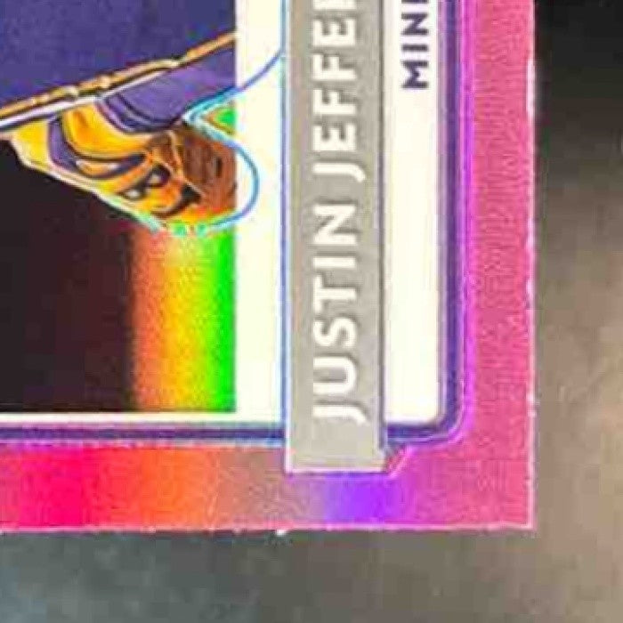 2020 Panini Donruss Optic Justin Jefferson Pink Prizm #163 RC Minnesota Vikings - Sports Cards
