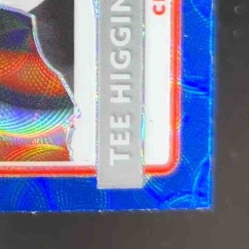 2020 Panini Donruss Optic Tee Higgins Blue Scope Prizm 160 RC Cincinnati Bengals - Sports Cards