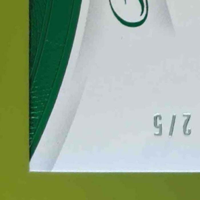 2020 Panini Flawless Collegiate Maxx Crosby Team Logo Signatures Emerald /5 Auto - Sports Cards