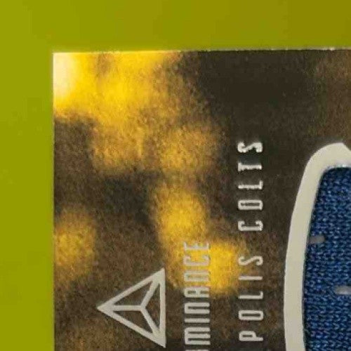 2020 Panini Luminance Peyton Manning Vintage Materials #VM7 Indianapolis Colts - Sports Cards