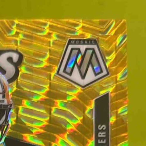 2020 Panini Mosaic Allen Lazard Scripts Gold #S36 Auto Green Bay Packers - Sports Cards