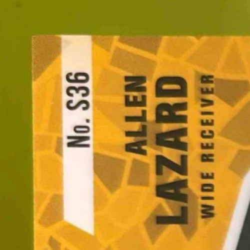 2020 Panini Mosaic Allen Lazard Scripts Gold #S36 Auto Green Bay Packers - Sports Cards