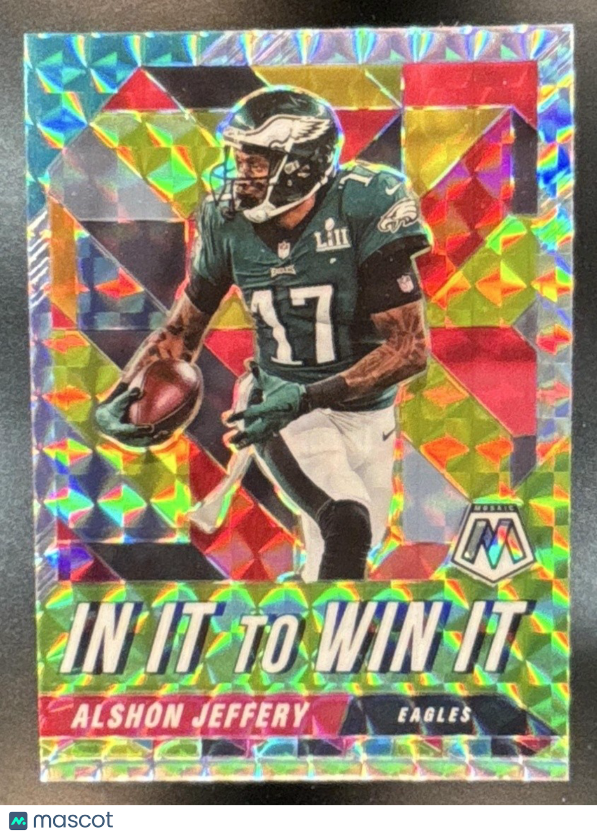 2020 Panini Mosaic Alshon Jeffery In It To Win #WIN4 Philadelphia Eagles - Sports Cards