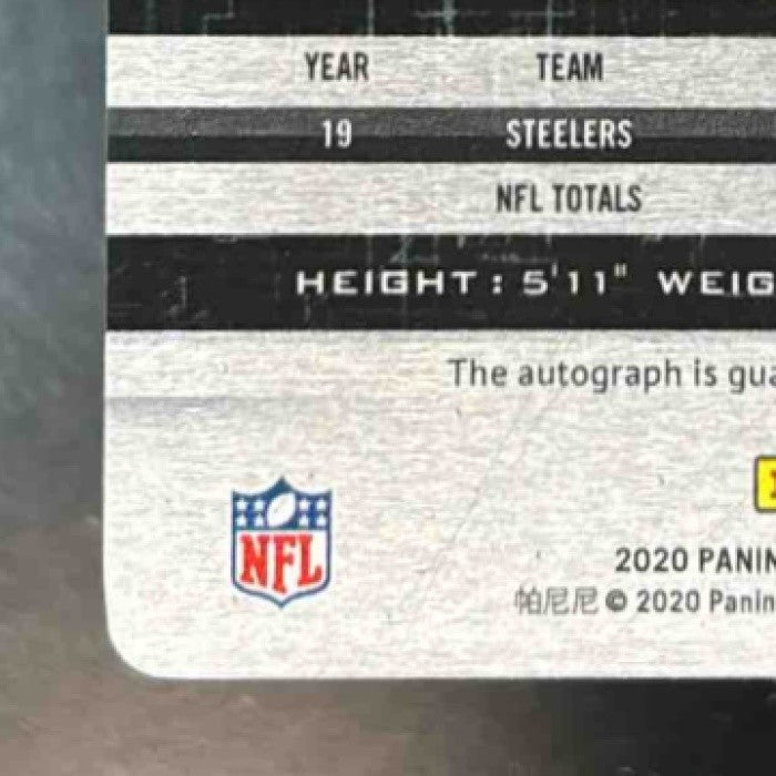 2020 Panini Playbook Devin Bush II Signatures Printing Plate Cyan 1/1 #27 Auto - Sports Cards