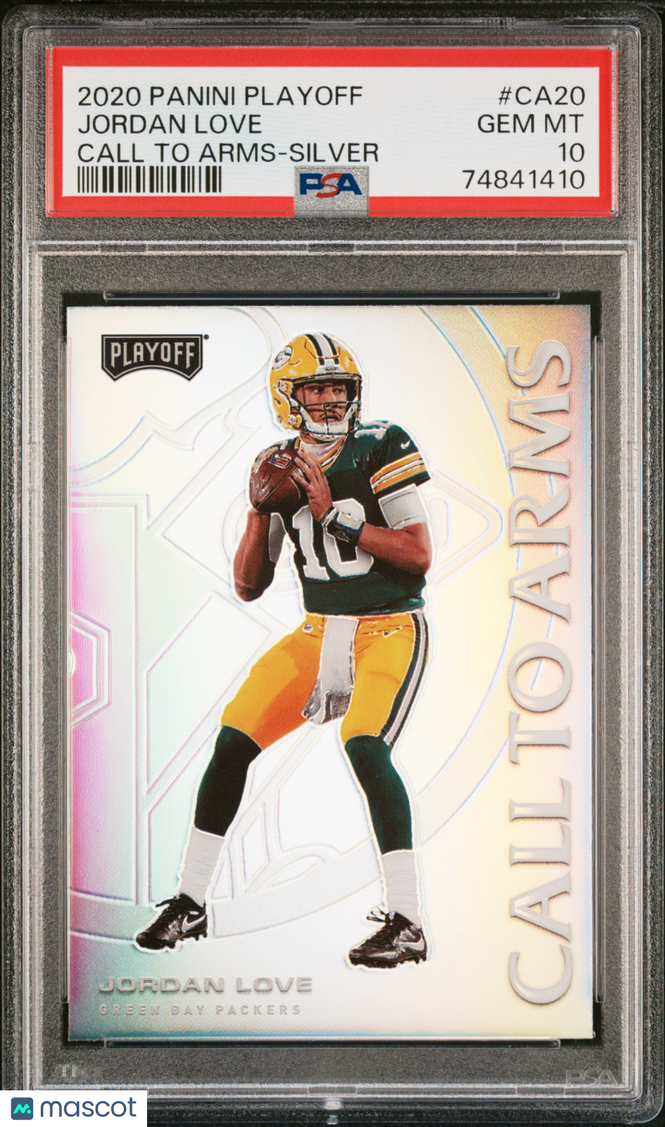 2020 Panini Playoff Call To Arms Jordan Love Silver Rookie PSA 10 GEM MINT - Graded Sports Cards