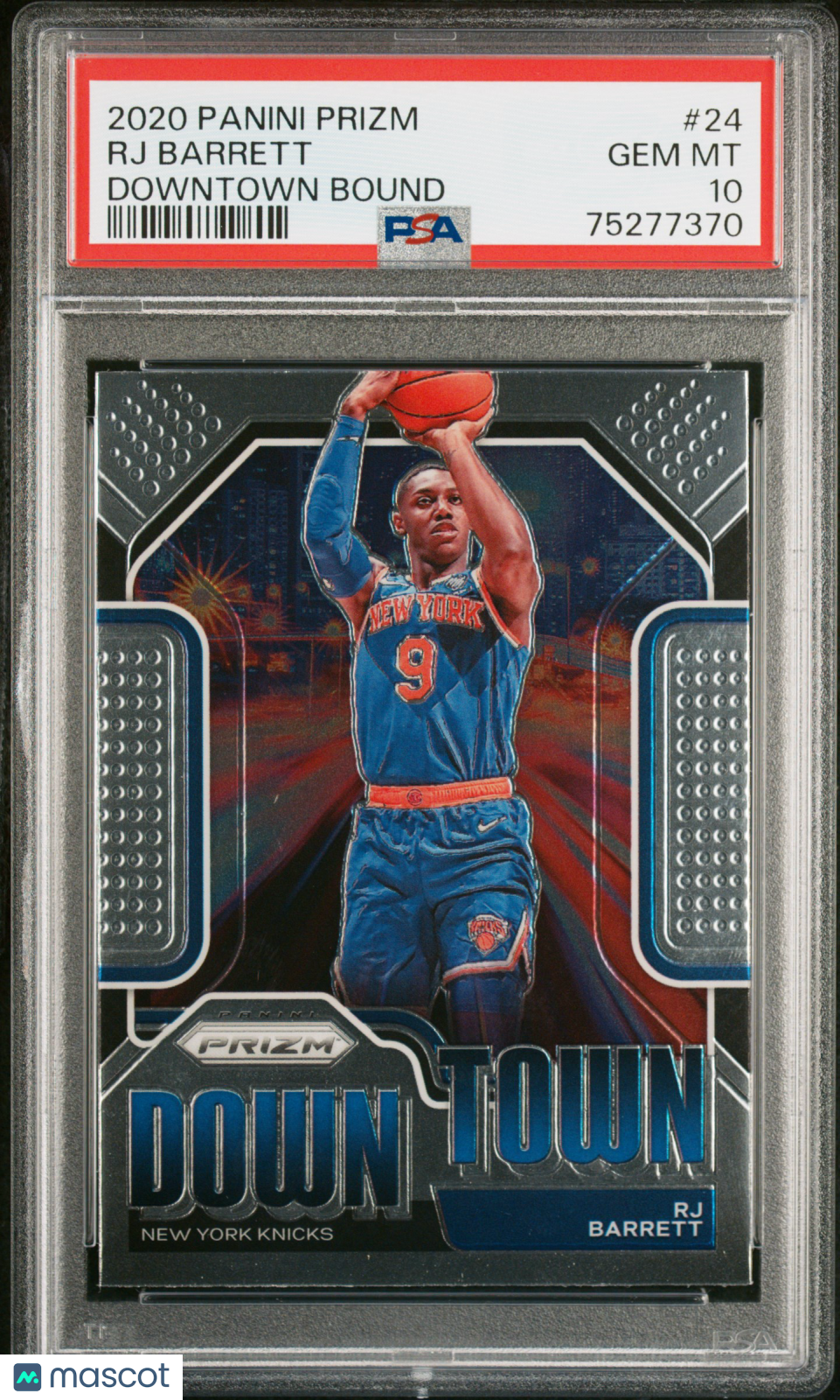 2020 Panini Prizm Downtown Bound RJ Barrett #24 PSA 10 - Graded Sports Cards